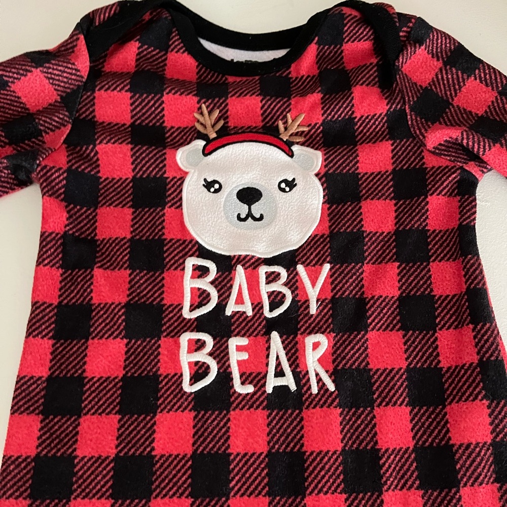 18 month long holiday pajamas
